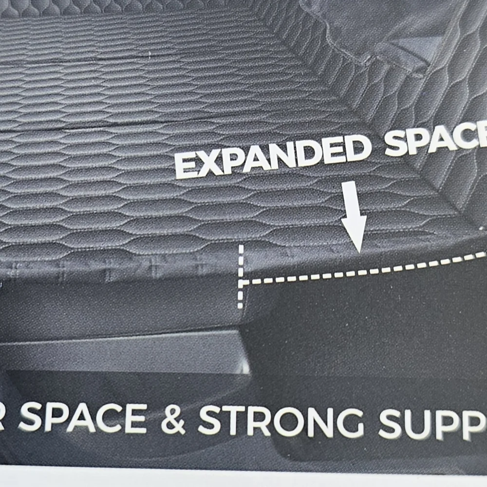 Chumajor Back Seat Extender for Dogs-Supports 400lb,Hard Bottom Dog Car Seat Cov